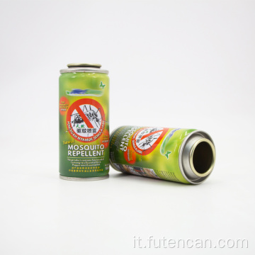 Lattine spray aerosol vuote di insetticida